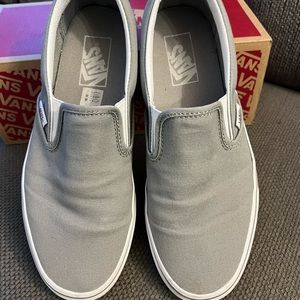 Wild dove/true white slip-on Vans women’s 9 men’s 6.5 pre-owned